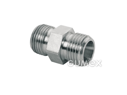 Skrutkovanie pre hydrauliku vysokotlakové, ťažký rad, vonkajší závit M14x1,5 - vonkajší závit M14x1,5, 2x tesnenie koncovka, oceľ